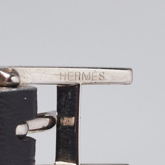 Hermes Black Leather Hapi Triple Tour Wrap Bracelet - Picture 4 of 7